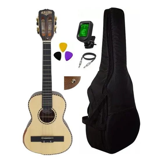 Cavaco Cavaquinho Eletrico Malibu Ctse Com Acessorios