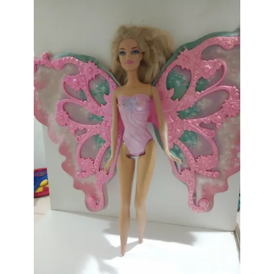 Boneca Barbie Butterfly Para Reparos