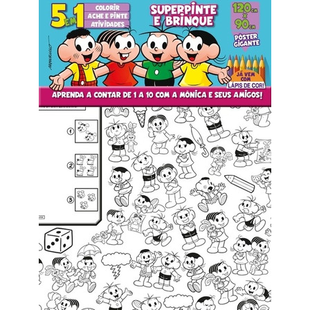 Turma Da Mônica Super Pinte E Brinque Turma Da Mônica Super Pinte E Brinque