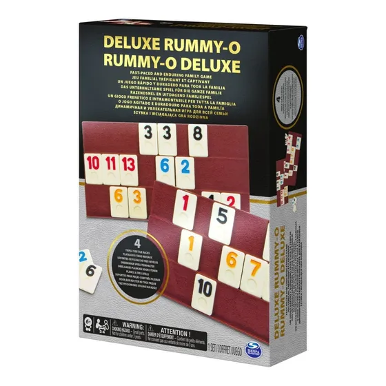 Juego De Mesa Rummy O Deluxe 2 A 4 Jugadores +6 Años