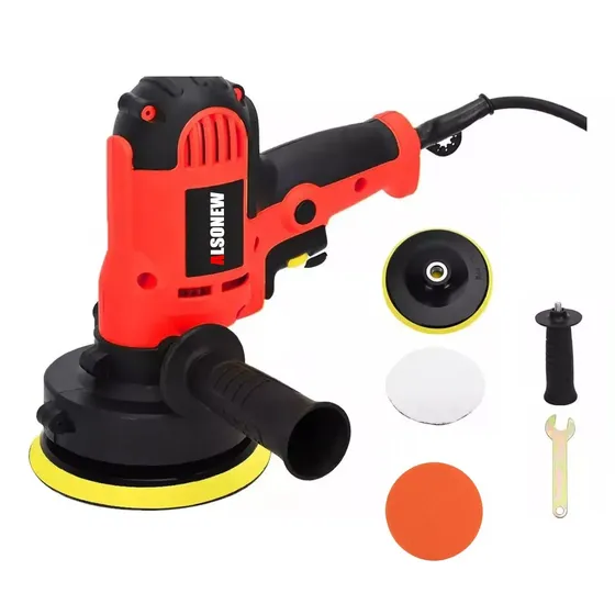 Pulidora For Automotive, 700 W, Electric Game, Regulable Speed Of 600 A 3700 Rpm, Fabricada in Plastic, Apta For Automotive, Wood and Metal Colour: Red