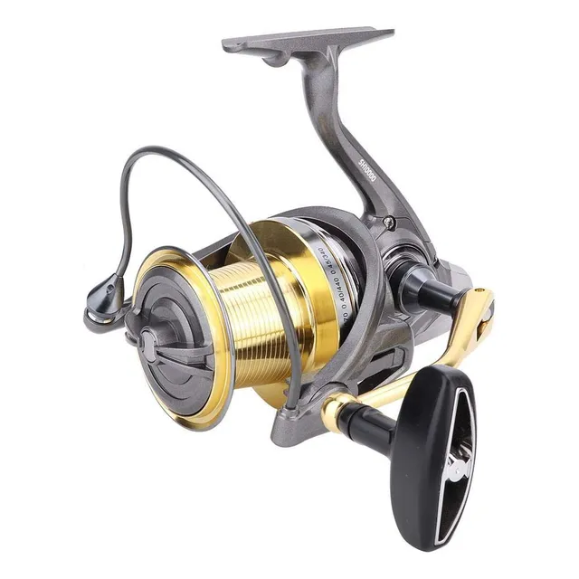 Carrete Pesca Metal Ligero Copa Alambre Largo Alcance Alta 6