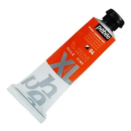 Pintura de estudio Pebeo Oleo Xl, color naranja cadmio 04 | Cuotas sin interés