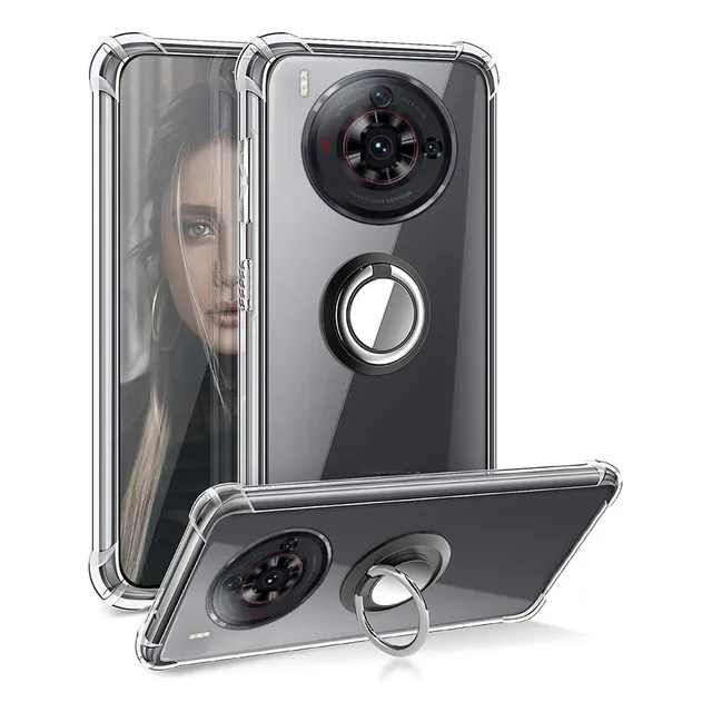 .j0k Capa Para Nubia Z50s Pro Transparente Adsorvente