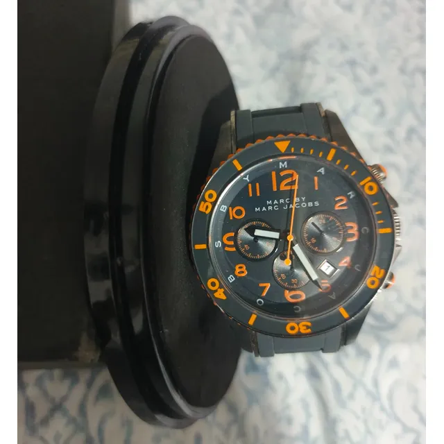 Reloj Marc Por Marc Jacobsrock Chrono Gris