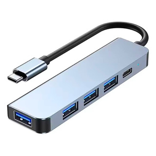 Hub Usb-c Portátil 5 Em 1 4 Usb-a 3.0 2.0 + Tipo C Adaptador Hub Usb-c Portátil 5 Em 1 4 Usb-a 3.0 2.0 + Tipo C Adaptador