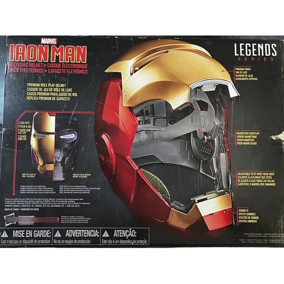 Casco Electrónico Iron Man Legends Series Hasbro