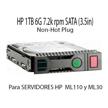 Disco Duro Servidor Hp 1 Tb 6g Sata 7.2k Lff 3.5 801882-b21 