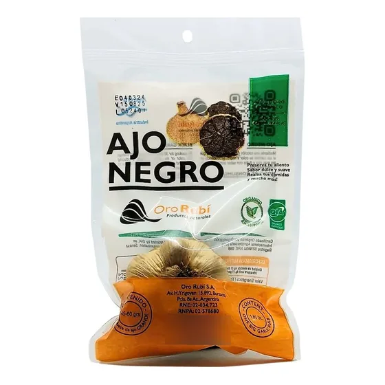 Ajo Negro Orgánico Oro Rubí - Grande 