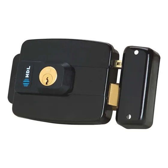 Fechadura Elétrica Dupla C-90 Dupla Hdl Preta