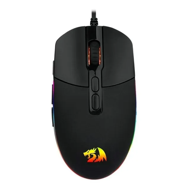 Mouse gamer de juego Redragon Invader M719-RGB negro