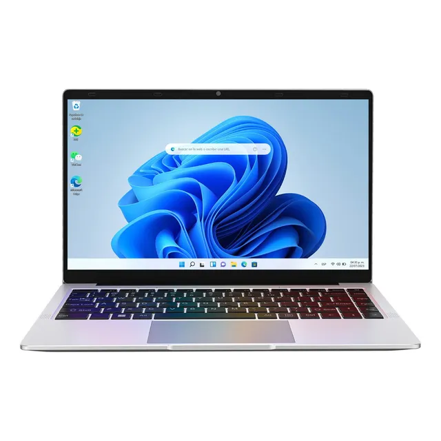 Notebook 61821CE 14" plata 8GB de Ram - 128GB SSD - Intel Celeron
