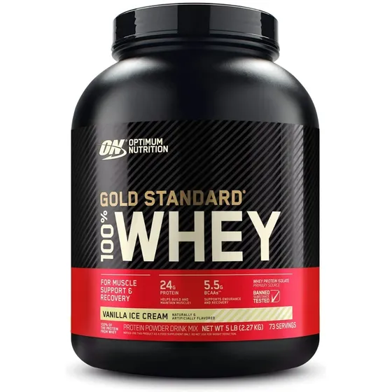 Whey Gold Standard 5lbs Vainilla Ice Cream 2.27 Kg 73 Serv