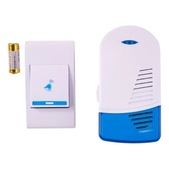 Timbre para puerta Mercury Timbre Inalámbrico inalámbrico blanco 110V