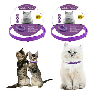 Collar Calmante Collar Tranquilizante Gatos Perros 2 Piezas Collar Calmante Collar Tranquilizante Gatos Perros 2 Piezas