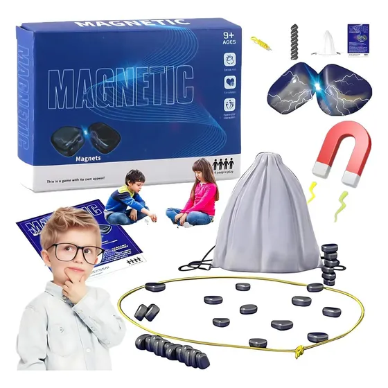 Juego De Mesa Portátil Ajedrez Magnético Con Imanes Interact