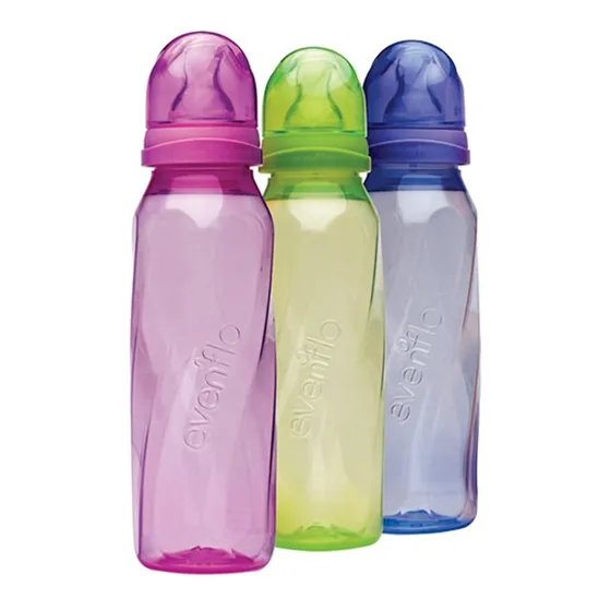 Set X 3 Biberones Evenflo Twist Color Hexag X 8 Onz