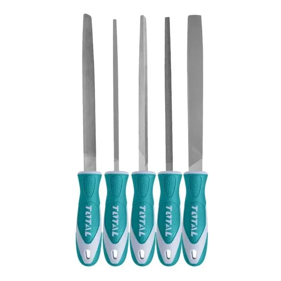 Juego De Limas Para Acero 200mm Marca Total Tools