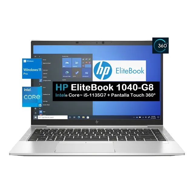Hp Elitebook 1040-g8  Core I5-1135g7 8gb 512gb 14-touch 360°