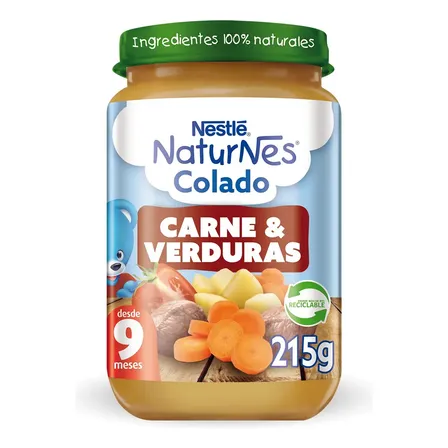 Colado Nestlé® Naturnes® Carne Y Verduras 215g