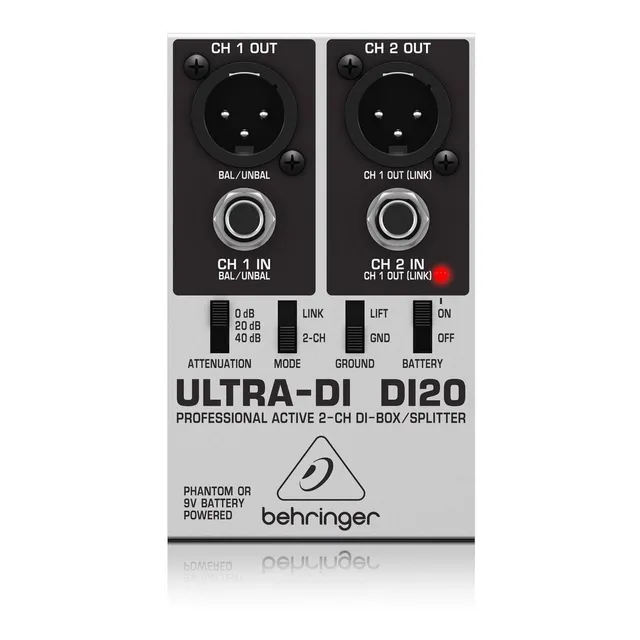 Caja Directa Behringer Ultra-di Di20 Activo 2ch