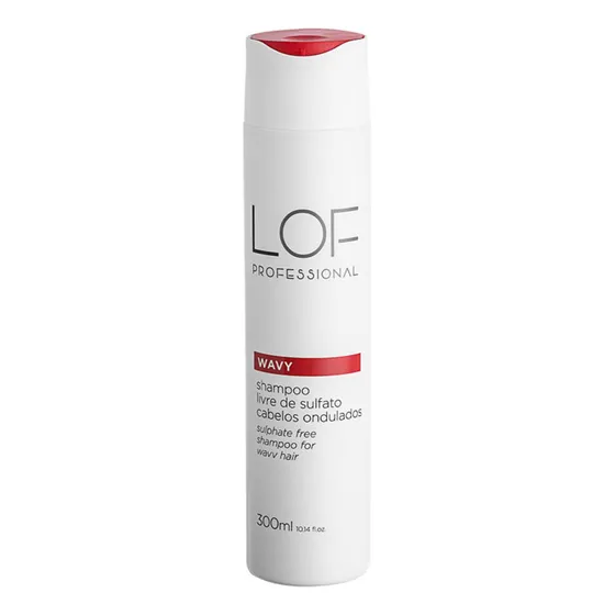 Lof Professional Wavy Cachos Shampoo 300ml Cabelo Cacheado Lof Professional Wavy Shampoo