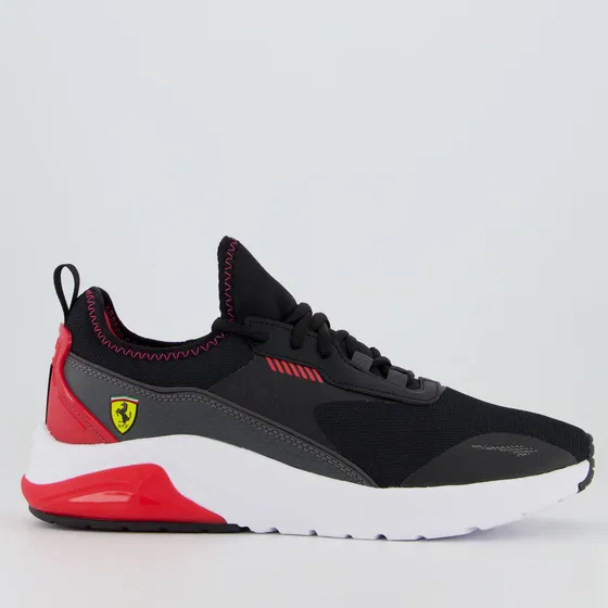 Tênis Puma Scuderia Ferrari Electron E Pro Preto E Vermelho