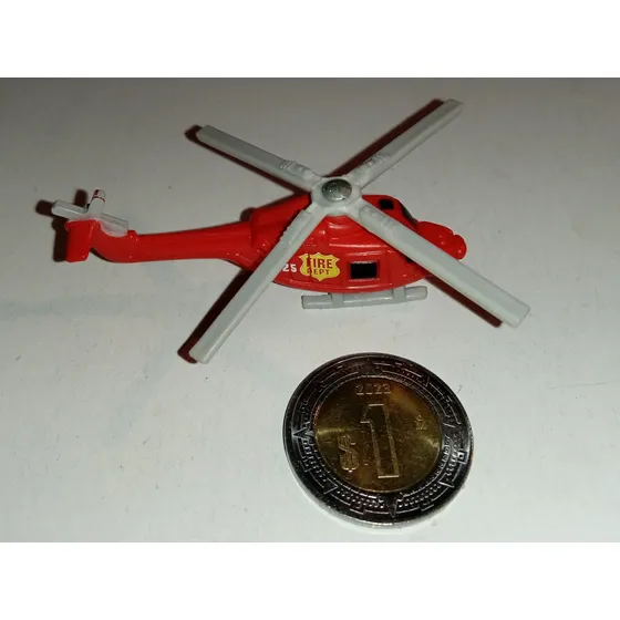 Hot Wheels Planet Micro. Helicóptero. No Es Micromachines!. 
