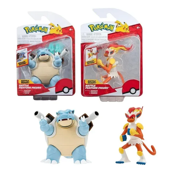 Pokemon Figura  Jazwares Pack Blastoise Infernape