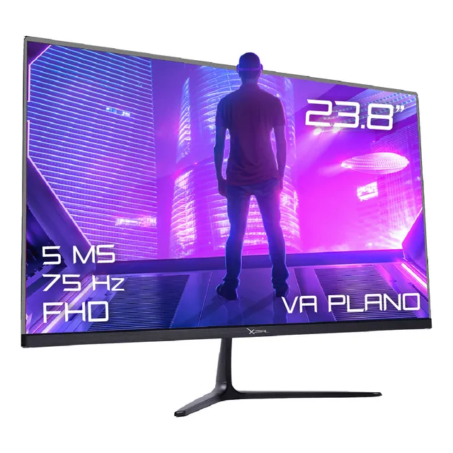 Monitor Gamer Xzeal con pantalla de 23.8" 75Hz 127V Color Negro