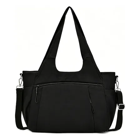 Mochila Feminina, Bolsa De Ombro E Mochila Com Grande Capaci Preto