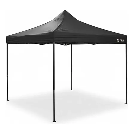 Tenda Gazebo Pagoda 3x3 Dobrável Articulada Sanfonada Zelt Preto