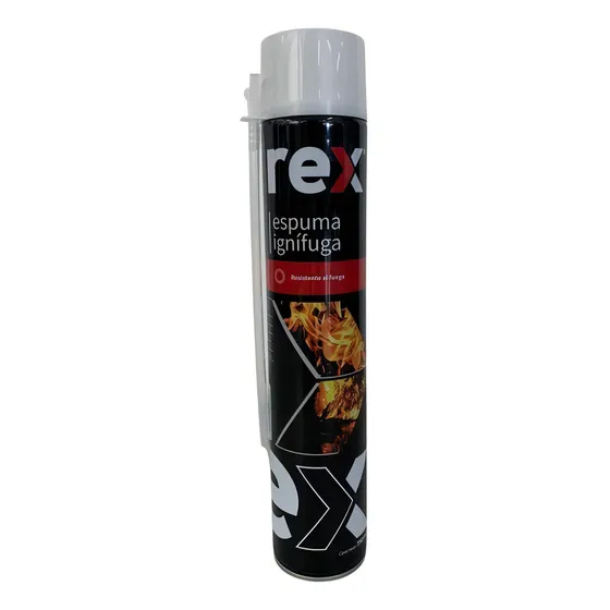 Espuma De Poliuretano Ignífugo En Aerosol 750ml Rex Rex30426