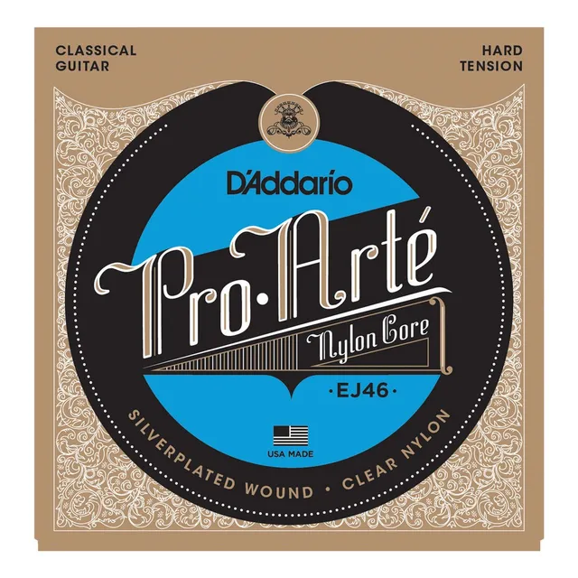 D'addario Pro-arté Ej46 Encordoamento Para Violão Nylon Nylon Core