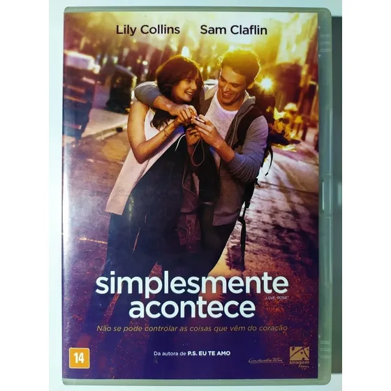 Dvd Simplesmente Acontece Lily Collins Sam Clafin Love