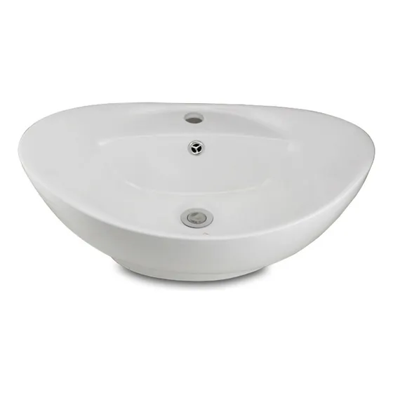 Lavamanos Tipo Vasija Pisa Blanco Aqua Fina