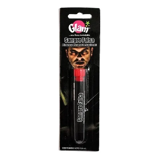 Maquillaje Sangre Falsa Artificial Disfraces Fiestas Glam