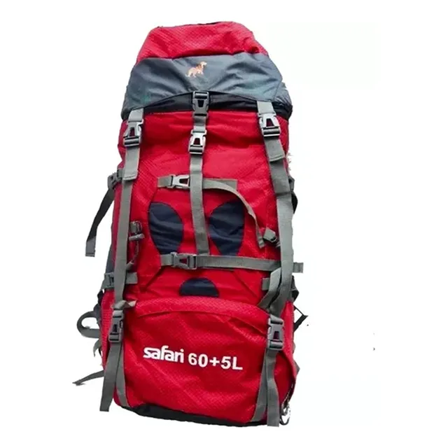 Mochila Para Camping Safari 65 Lts. Con Cobertor Para Lluvia