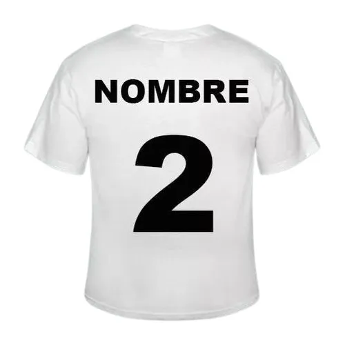 Estampado De Nombre Y Numero Camiseta Futbol Basket Hockey