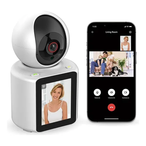 Camara Seguridad Baby Call Monitor Botón Comunicación Videollamada Audio 2 Vias