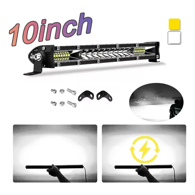 Barra De Luz Led 10 Pulgadas 26 Led 78w Jeep Universal