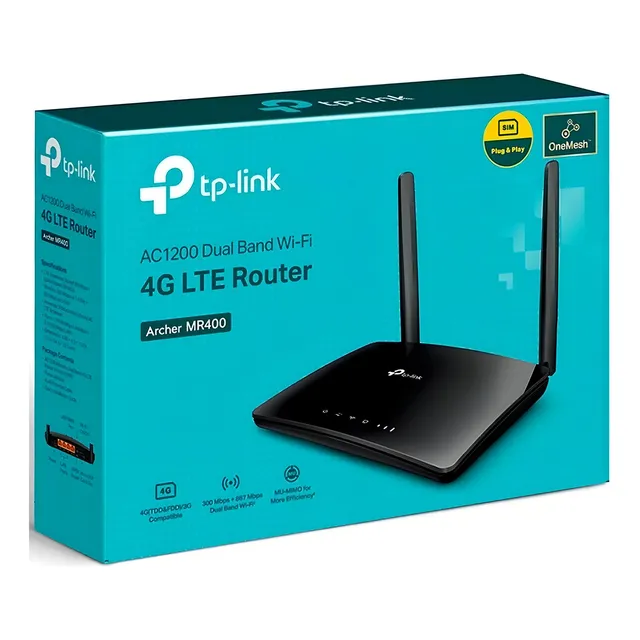 Router 4g Ac1200 Doble Banda Archer Mr400 Tp Link Mu Mimo