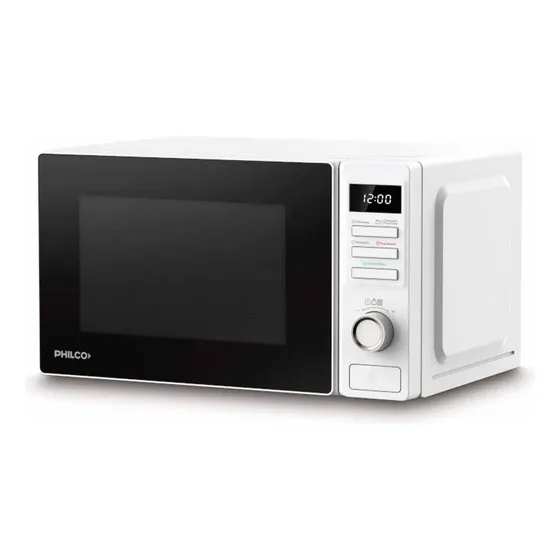 Microondas Philco 20l 700w Panel Digital Blanco Mphdw20uap