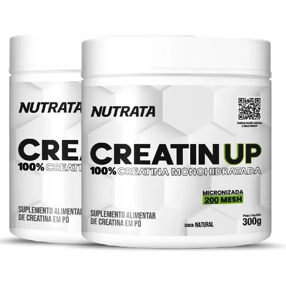 Kit 2x Creatin Up (300g) Nutrata - Creatina Monohidratada
