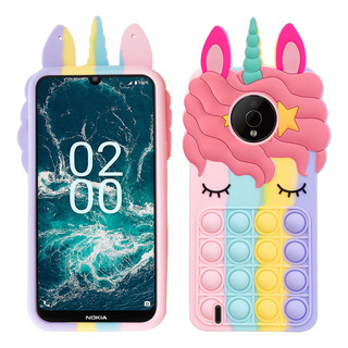 Funda Para Nokia C200 Rainbow 6.1-puLG Silicon Funda Para Nokia C200 Rainbow 6.1-puLG Silicon