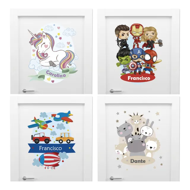 Vinilos Decorativos Infantiles Puertas Nombres Nenas Varón
