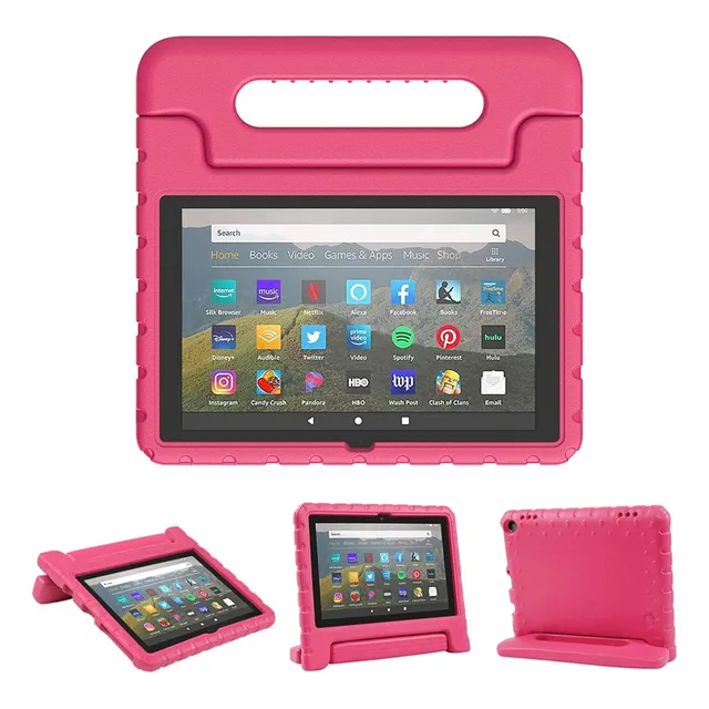 Funda Para Amazon Fire Hd8/hd8 Plus 2020 Y 2022 Agarradera 