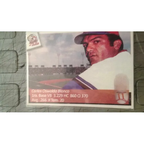 Rigoju Barajita Autografiadas Oswaldo Blanco Álbum Águilas 