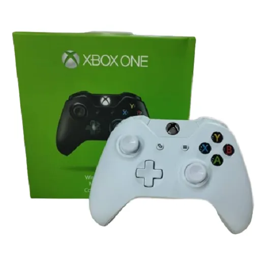 Control De Xbox One Negro Y Blanco Para Pc