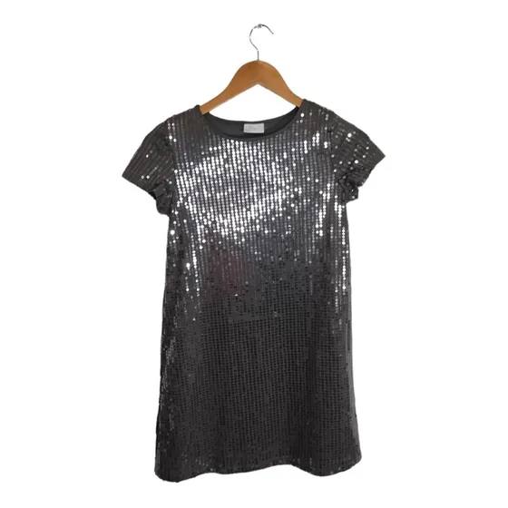 Vestido Casual/fiestas De Lentejuelas, Ninas Talla 12 Epk